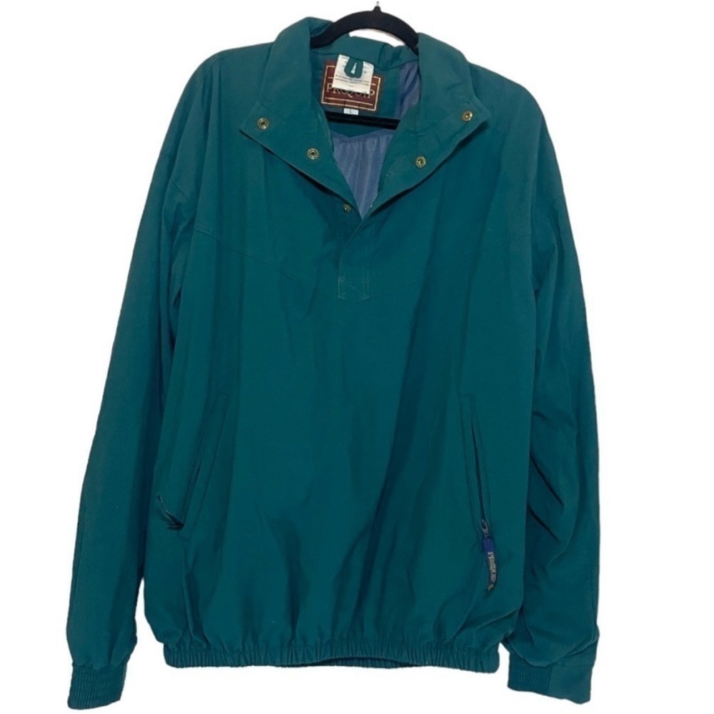 💟 2/$20 Vintage ProQuip Green Golf Pullover Large